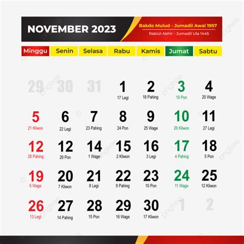 berita bulan november 2023