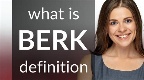 Berk definition Berk meaning words to describe someone