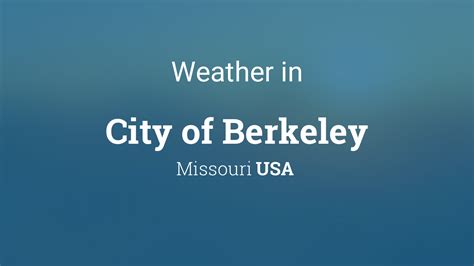 Berkeley Missouri Weather