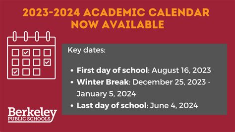 Berkeley Prep Calendar 2023-2024