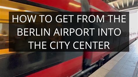 berlin airport to city