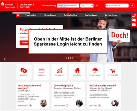Berliner Sparkasse Login Zum OnlineBanking der Berliner Sparkasse