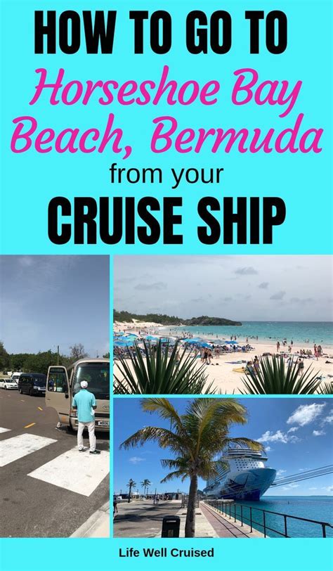 bermuda cruise port to horseshoe bay beach