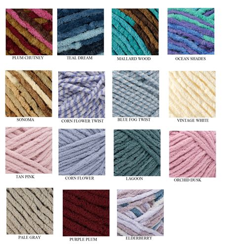 Bernat Blanket Wool Colors