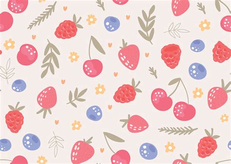Berries Cute Background