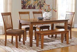 Berringer Rectangular Dining Room Table With 4 Chairs Bench