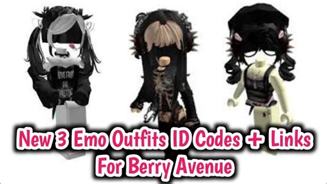 berry avenue emo codes