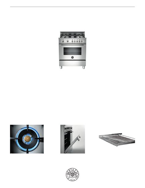 Bertazzoni Gas Range User Manual