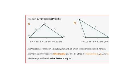 Königspaket: Besondere Linien im Dreieck (Mathe, 7. Klasse)