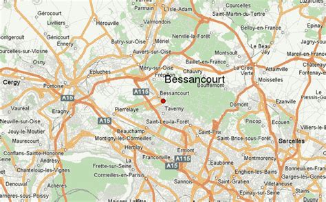 ROAD MAP BESSANCOURT maps of Bessancourt 95550