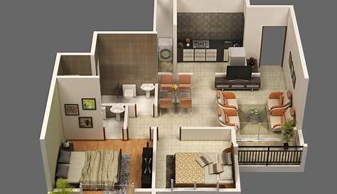 2居室的公寓计划的例子 - obao官网