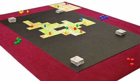 Custom Size Play Chess Board Rubber Game Play Mat | FDT Rubber