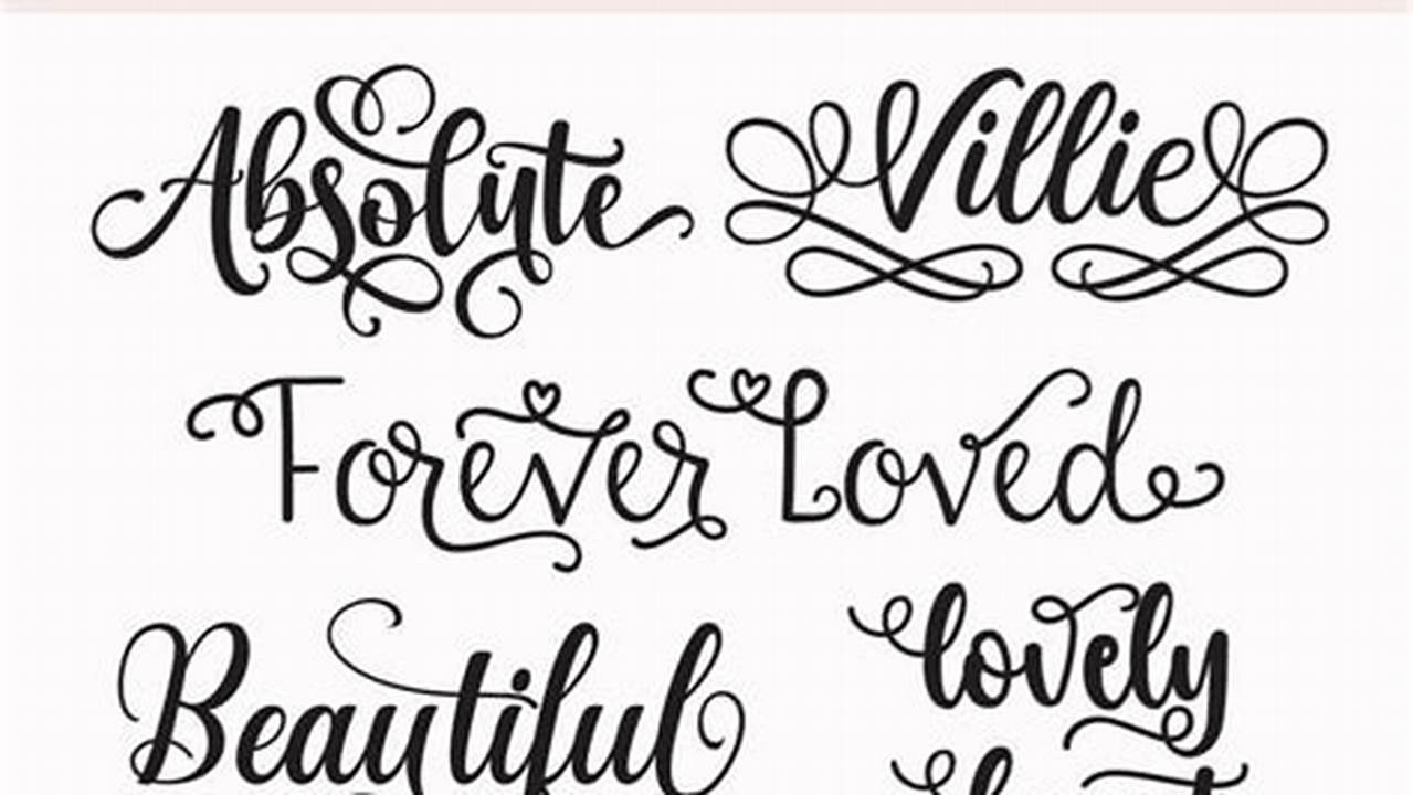 Discover the Ultimate Guide to Best Calligraphy Fonts for Cricut Design Space
