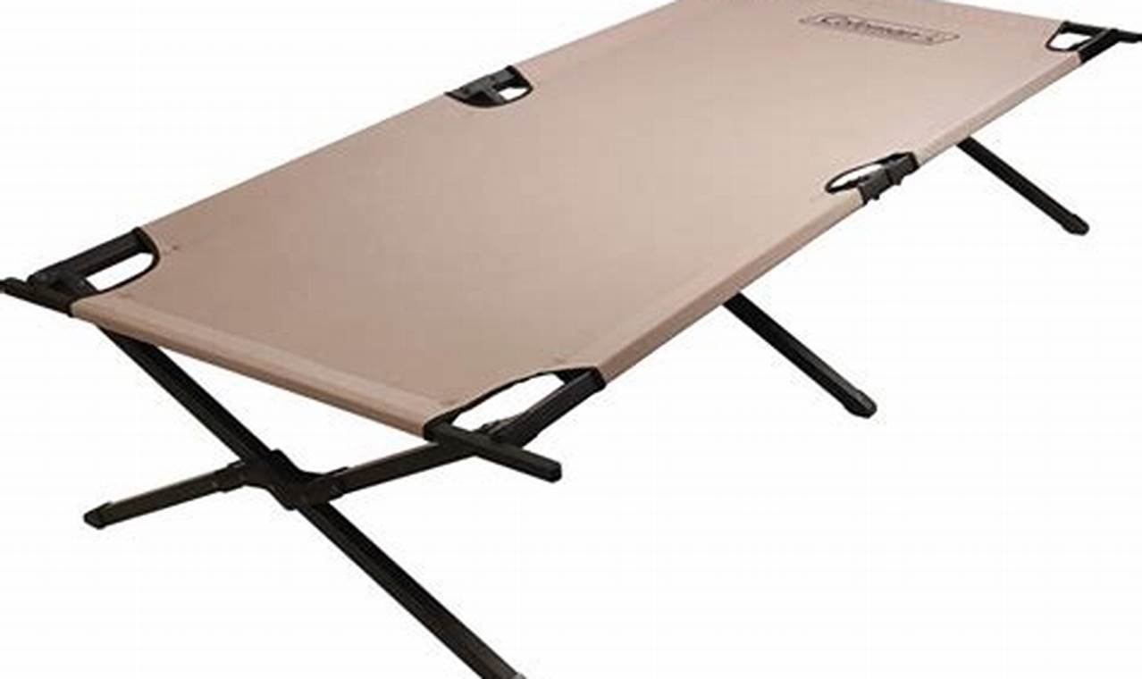 Best Camping Cot for Bad Back: Comfort and Support for a Good Night's Sleep in the Wilderness