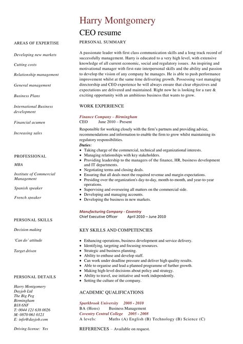 Sample CIO Resume, Healthcare From Top Executive Resume Writer