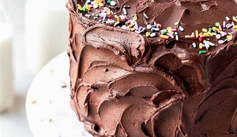 THE BEST Chocolate Birthday Cake Recipe with Chocolate Frosting!