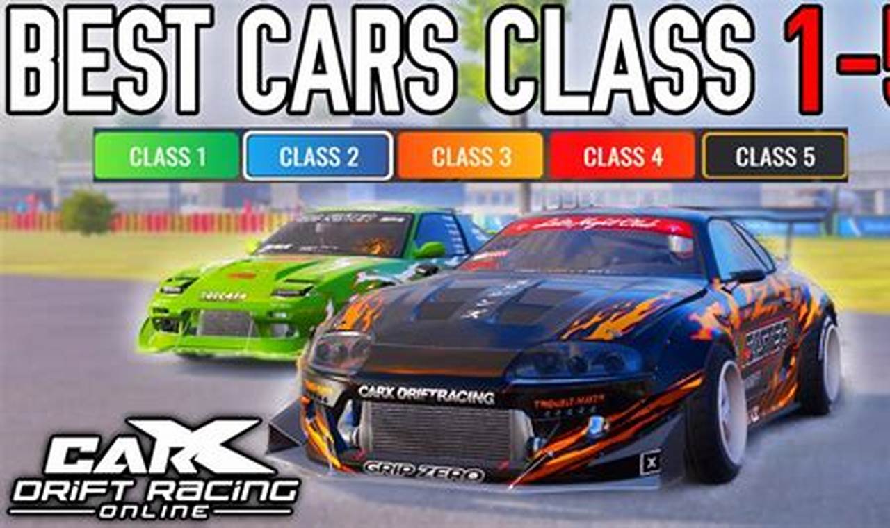 best class 5 car in carx drift racing online
