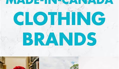 Best Clothing Brands In Canada