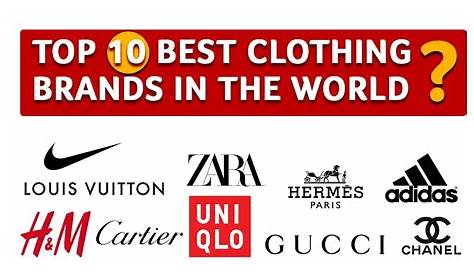 Best Clothing Brands Worldwide