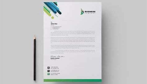 Best Corporate Letterhead Design Template 002165 - Template Catalog