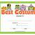 best costume awards printable