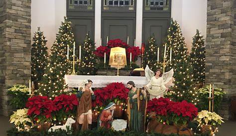 Best Decoration For Christmas In Church Altar Decorated Beautifully The