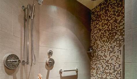Doorless Shower Design | House wishes-looks | Pinterest
