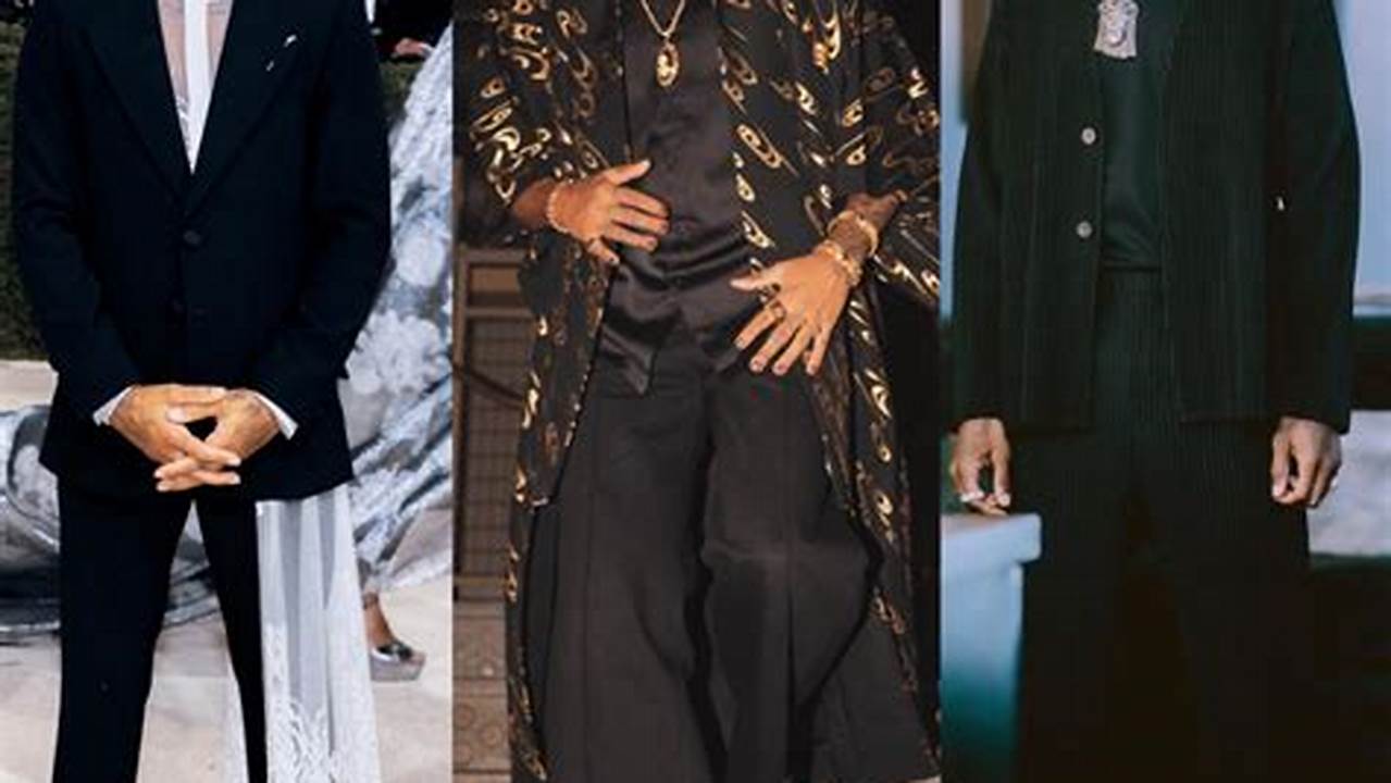 Unveiling the Secrets of Style: Best Dressed Black Male Celebrities