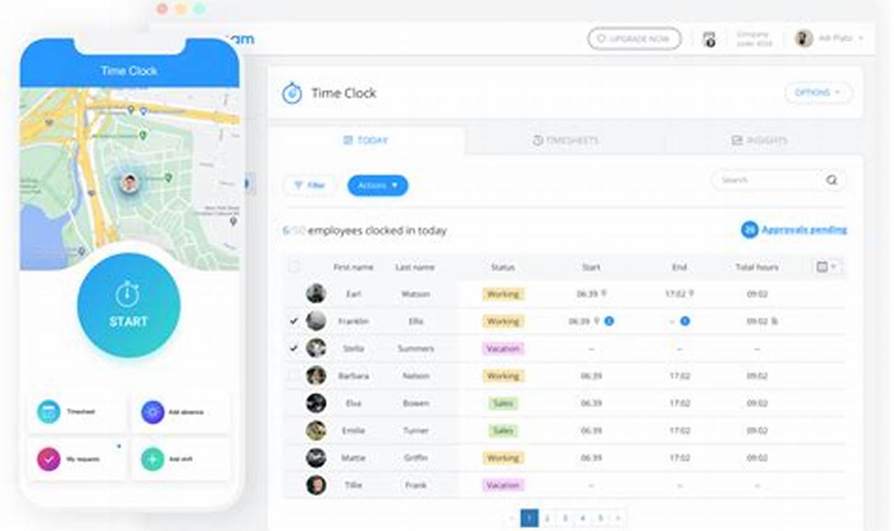 best employee time tracking app
