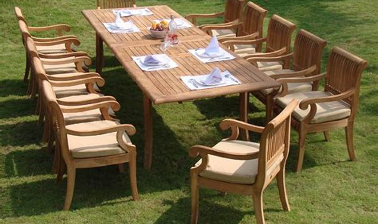 best environmental outdoor dining furniture teak