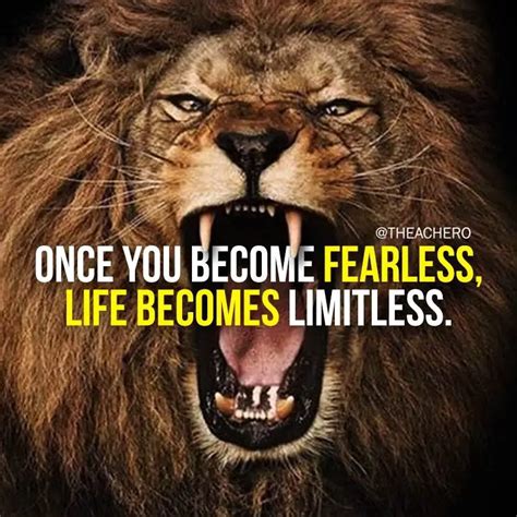 Success Quotes Be fearless when it comes to life, and careless when