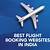 best flight booking site india