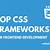 best framework css 2020