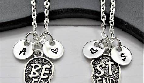 BFF jewelry Best friend necklaces for adults Best friend | Etsy