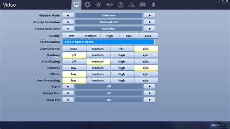 Best Fortnite Settings A CrossPlatform Guide for Competitive Play