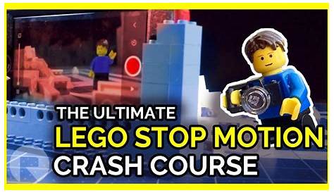 LEGO stop motion animation LEGO minifigure creates his own stop motion