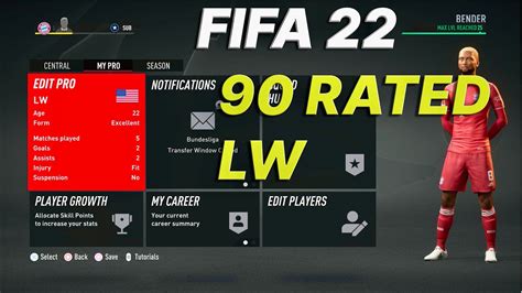 Best Lw Fifa 22 Career Mode