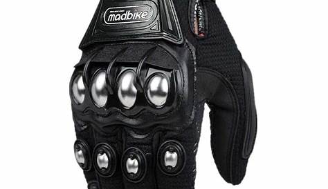 Best Leather Motorcycle Gloves - Men's Perforated Leather Motorcycle
