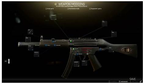 Gunsmith - Part 3 HK MP5 9x19 submachinegun[Navy 3 Round Burst