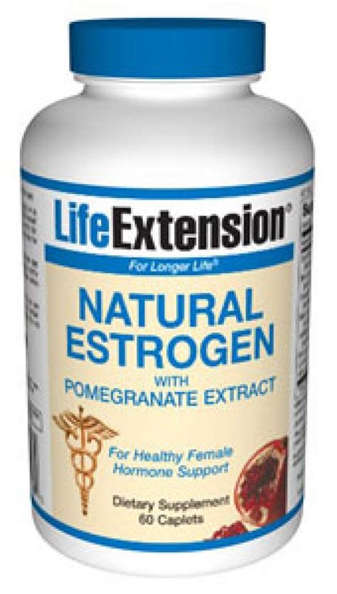 Life Extension Natural Estrogen with Pomegranate Extract 60 Caplets