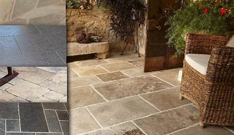 Natural stone outdoor floor tiles By GH LAZZERINI