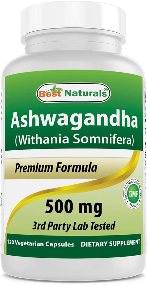 Best Naturals, Ashwagandha (Withania Somnifera), 500 mg , 120 VCaps iHerb