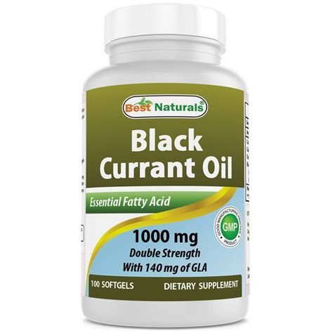 Pure Naturals Black Currant Oil 500 Mg 120 Softgels Excellent Sour