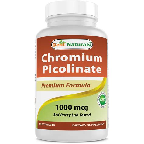 Best Naturals, Chromium Picolinate, 1000 mcg , 120 Tablets iHerb