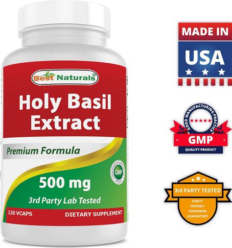 Best Naturals Premium Formula Holy Basil (Tulsi) Supplement and 13