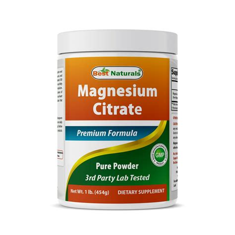 Source Naturals Magnesium Citrate Stress Health 2000