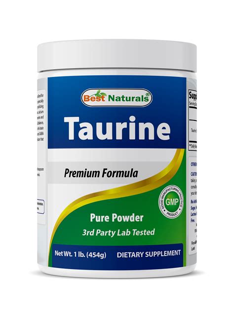 Best Naturals Taurine 1000 Mg Tablet, 250 Count Amazon.co.uk Health