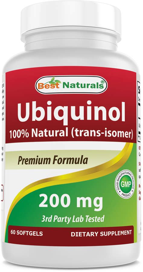 Best Naturals Ubiquinol 200 mg 60 Softgels