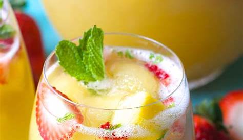 11 Easy Punch Recipes For a Crowd - Simple Party Drinks Ideas (both