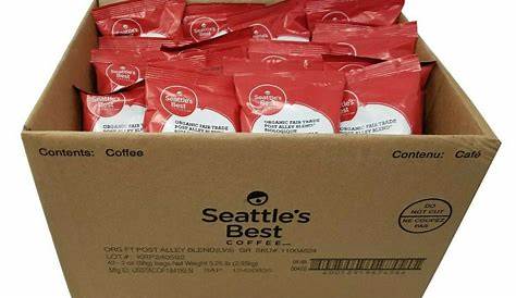 Seattle's Best Coffee Organic Ground Coffee 2 OZ Each 42 Pack Best May